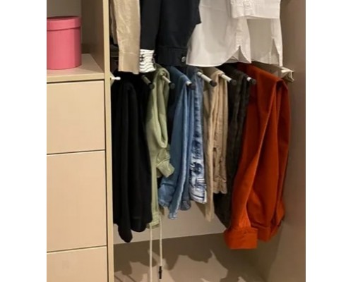 Брючница выдвижная в нишу шкафа 600х450